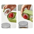 thumbnail image 5 of Dailihome Purple Silicone Ice Ball Maker, 2 Cavity Large Round Sphere Ice Cube Tray with Lid for Whiskey Cocktails, Reusable Freezing Mold for Bar, 5.35x2.87 in, 5 of 9