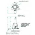 thumbnail image 2 of Groco FBV Bronze Full-Flow Tri-Flange Seacock, 2 of 2