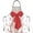 Red, variant on KDFWDM Funny Kitchen Chef Waitress Cooking Baking Pottery Grilling Apron, Bikini Series Cartoon Couple Apron Polyester Apron