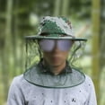 thumbnail image 2 of Unisex Camouflage Fishing Net Mesh Midge Mosquito Prevention Caps Head Face Protector Midge Mosquito Bug Insect Prevention Outdoor Hunting Sun Hat, 2 of 7
