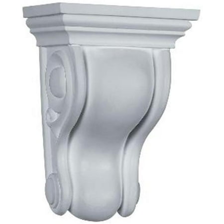 Traditional Corbel - 4.75 in. W x 3.50 in. D x 6.75 in. H Architectural Traditional Curved Corbel