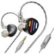 thumbnail image 1 of wonima11 ND X12 in Ear Monitor,3 Tone Adjustable in Ear Headphones,5BA+1DD IEM Earphones,Clear Sound & Deep Bass Earphones Wired, with 2pin Detachable Cable, 1 of 1