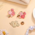 thumbnail image 4 of Cute Cherry Blossom Pin Metal Brooch Pin for Bags and Clothes 3Pcs, 4 of 4