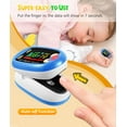 thumbnail image 6 of Pulse Oximeter, Rechargeable Oximeter for Kids & Children, Blood Oxygen Saturation, Pulse Rate Monitor, Cute Cartoon Design, USB-C Charging, 6 of 7