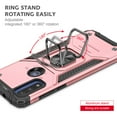 thumbnail image 3 of Motorola G Power 2022 Case, Moto G Pure Case, Moto G Play 2022/2023 Case, Rosebono Hybrid Case With Magnetic Support Kickstand For Motorola G Power 2022 (Rose Gold), 3 of 5