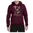 thumbnail image 2 of If It's Not a Chocolate Lab It's Just a Dog Gift | Mens Dog Lover Hooded Sweatshirt Graphic Hoodie, Maroon, Medium, 2 of 3