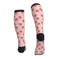 thumbnail image 2 of Bixox Strawberry Print Compression Socks,Compression Socks Women & Men Circulation for Medical,Running,Athletic, 2 of 7