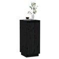 thumbnail image 2 of vidaXL Buffet Noir 31.5x34x75 cm Pin Massif, 2 of 5