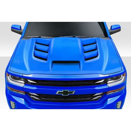 2016-2018 Chevrolet Silverado Duraflex Viper Look Hood - 1 Piece