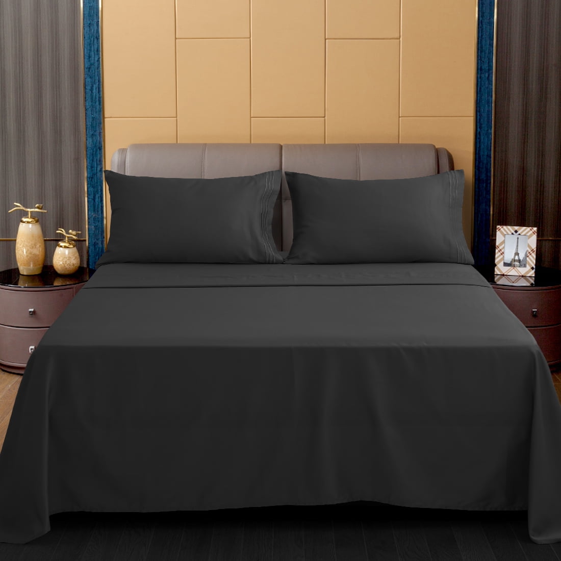 Details about   Luxury 4 PCs Water Bed Sheet Set 1000tc Egyptian Cotton Multi Colors Queen Size 