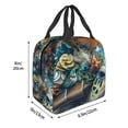 thumbnail image 3 of Easygdp Colorful Plant Turtle for Lunch Bag for Work Large Lnsulated Lunch Bag,Leakproof Lunch Box, 3 of 8