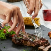 GUSTO Premium Plastic Silverware Heavy Duty Disposable Cutlery Set, 192-Pack Clear