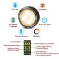 thumbnail image 4 of LED Puck Lights Battery Operated Under Cabinet Lighting, Closet Lights with Remote, Color Changing Under Counter Lighting, Stick On Lights, 4 of 6