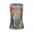 thumbnail image 3 of Rocae Elephant in Smoke for Women's Workout Tank Top Lightweight Sleeveless Fit Tops- Moisture-Wicking, BreathableXX-Large, 3 of 9