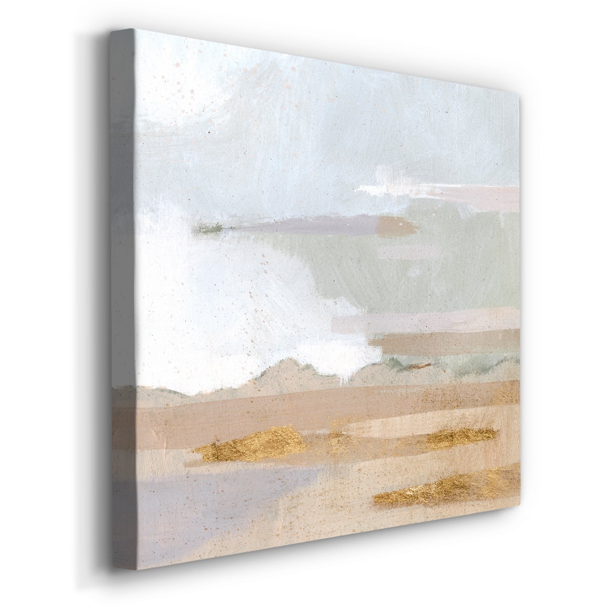 Wexford Home Abstract Coastland I-Premium Gallery Wrapped Canvas, 10" x 10" - Ready to Hang