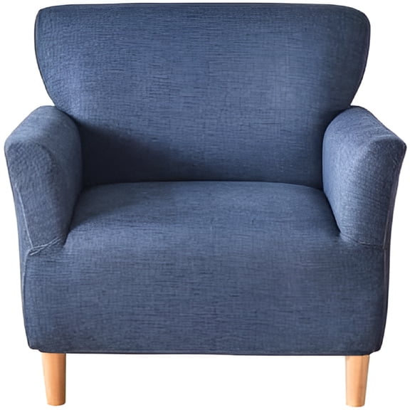 LAMIRO Stretch Mid Century Modern Armchair Slipcover 1-Piece Accent Chair Covers with Arms Soft Chair Slipcovers for Living Room Armchair Furniture Protector Office Reception Reading Sofa