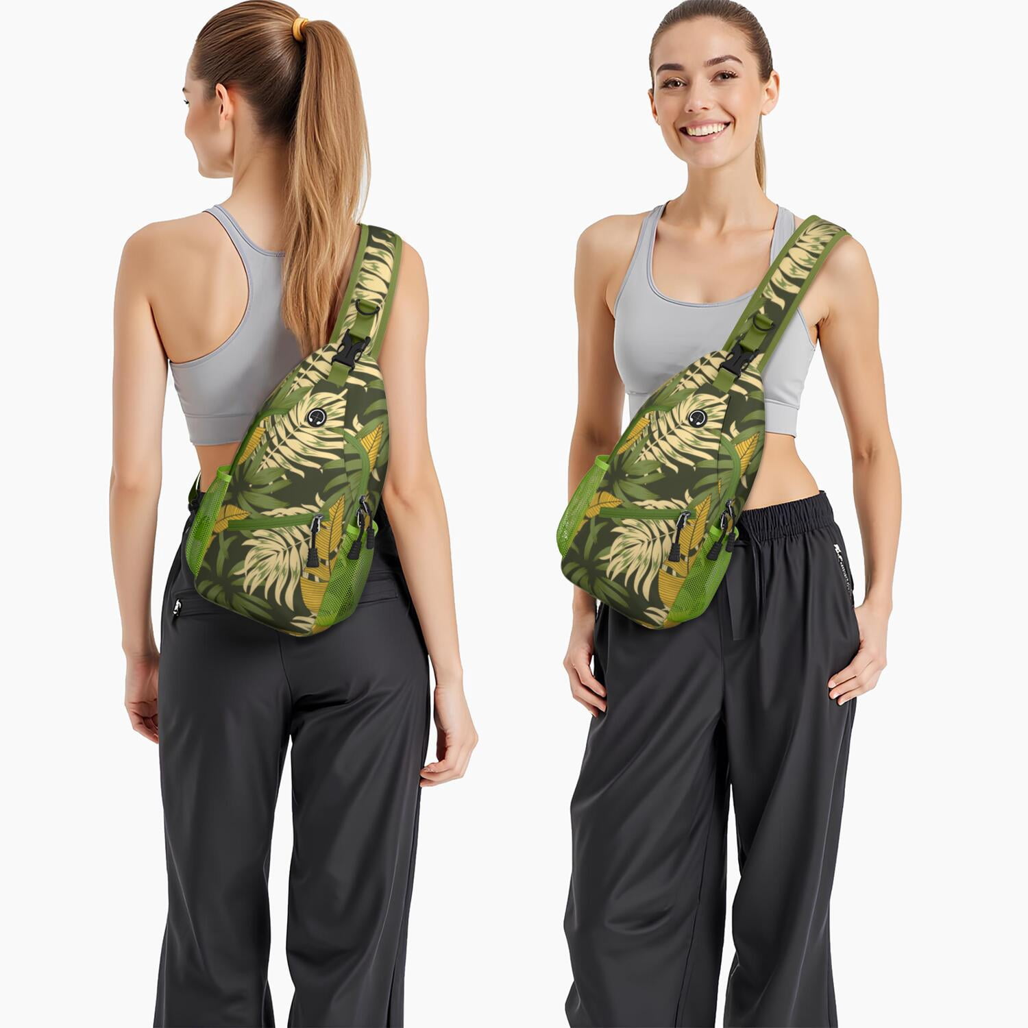 Summer Beach Shoulder Backpack - Travel-Ready Daypack with Mesh Pockets - Perfect for Outdoor, Festivals, Vacation