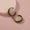 Green, variant on Fashion C Shape Hoop Stud Earrings Elegant Solid Suede Statement Jewelry Hoops