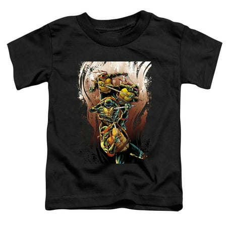 

TMNT Teenage Mutant Ninja Turtles Earthy Rainbow Warriors Unisex Toddler T Shirt