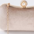 thumbnail image 5 of Women Prom Handbag Ladies Wedding Party Evening Velvet Clutch Banquet Wallet Purse Bag, 5 of 13