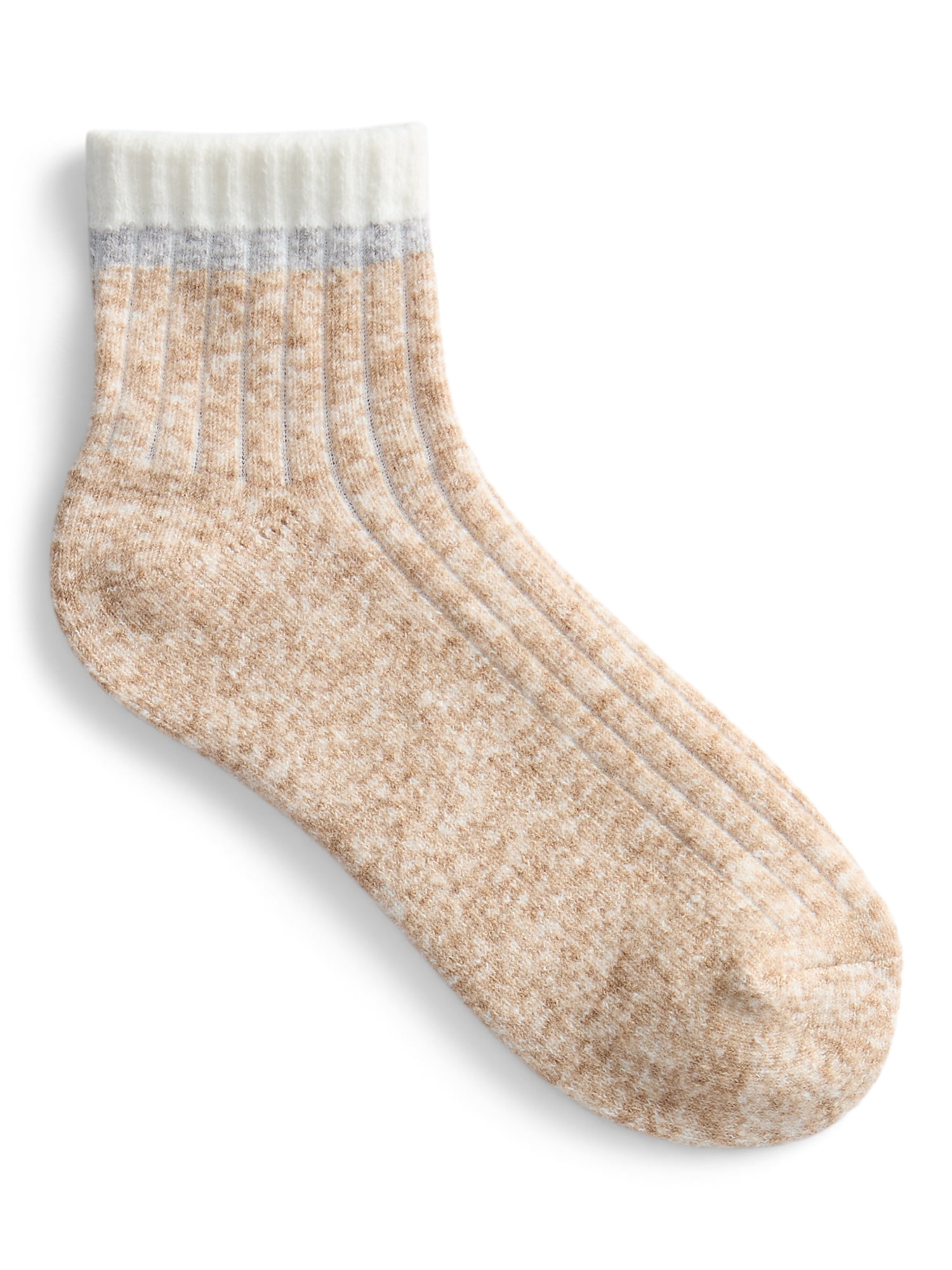 Joyspun Women’s Comfort Cozy Ankle Socks, 3-Pack, Size 4-10