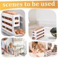 thumbnail image 5 of 4 Tiers Egg Holder for Fridge - Auto Rolling Fridge Egg Organizer, 30 Eggs Fridge Egg Rack Large Capacity, Space-Saving Egg Dispenser Holder, Egg Dispenser for Refrigerator (Mix), 5 of 5