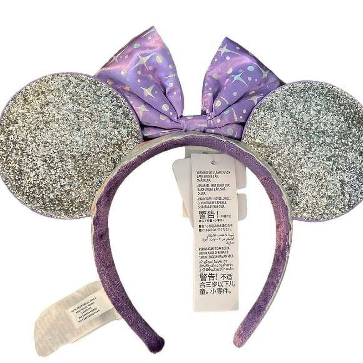 Disney Tomorrowland Celestial Minnie Mouse Ear Silver Purple  display picture 3