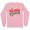 Pink, variant on Very Merry Lab Technician Long Sleeve Shirt Unisex Medium Grey
