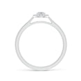 thumbnail image 2 of ANGARA Natural 0.21 Ct. Diamond Halo Engagement Ring in 14K White Gold for Women (Ring Size: 11.5), 2 of 9