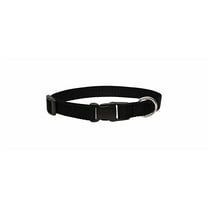 Lupine 3/4 In. Traditional Solid Black 13 to 22 In. Adjustable Collar 27502