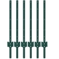 thumbnail image 3 of OUYAWEI 6pcs 3FT Metal Fence Post T Post Wire Fence Lawn Garden Green, 3 of 7