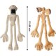 thumbnail image 5 of piezas de peluche de doble cabeza [21,5 pulgadas] para niños, peluche de terror, regalo de cumpleaños, muñecos de peluche interactivos para niños y niñas (blanco roto y amarillo)., 5 of 5