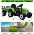 thumbnail image 6 of Acekid 12V Ride on Tractor, Electric Tractor with Trailer, Remote Control, 6 of 6