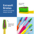thumbnail image 3 of TEPE Colour Compact Extra Soft Bristle Toothbrush – Extra Soft Manual Toothbrushes 4 Pack, 3 of 7
