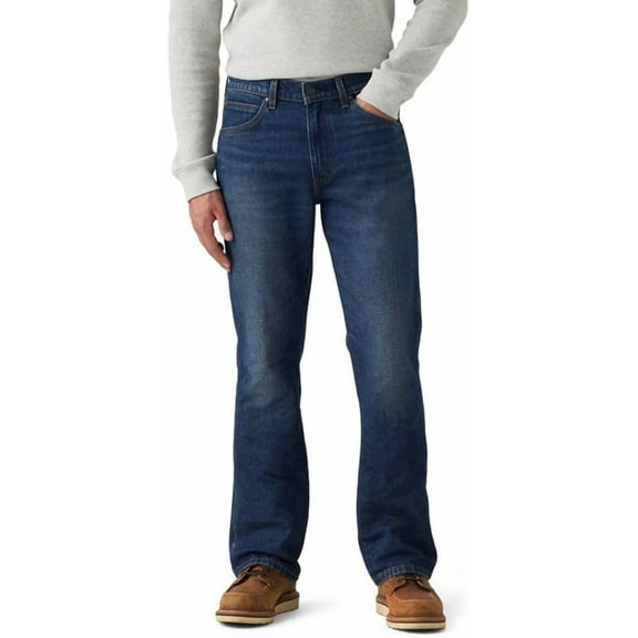 Levi's Men's 537 Western Bootcut Jeans Wow Have Fun Medium Wash Size 36x32