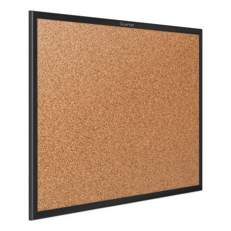 Classic Series Cork Bulletin Board, 36 x 24, Tan Surface, Black Aluminum Frame Classic Series Cork Bulletin Board, 36 x 24, Tan Surface, Black Aluminum Frame