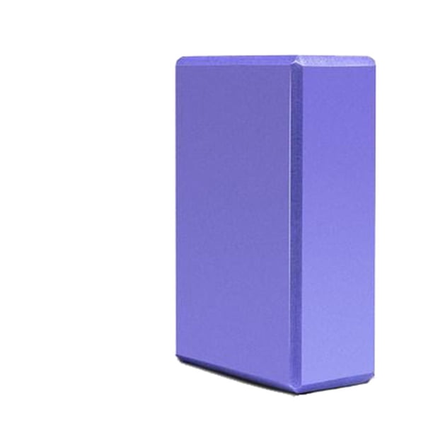 Bloque de yoga de densidad Soporte para s de espuma EVA Entrenamiento de s para principiantes en el hogar Púrpura Macarena Yoga Block Fitness