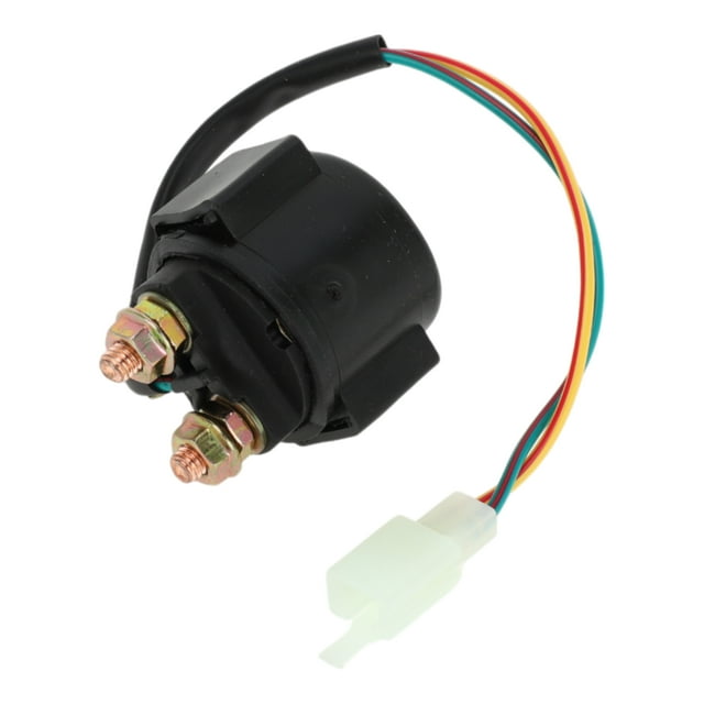 Relé Automático Unique Bargains para Honda GL1800 GOLD WING 2001-2021 Relé de Coche Impermeable con Conectores de Cable 1 Pc Negro