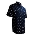 thumbnail image 3 of Camisa George Talla EG de Algodón con Stretch Diseño Calaveras Blancas con Negro, 3 of 4
