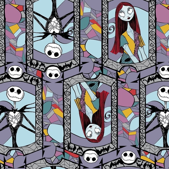 Disney The Nightmare Before Christmas Creep it Cute Cotton Fabric