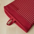 thumbnail image 2 of KitchenAid Ribbed Soft Silicone Oven Mitt 2-Pack Set, Passion Red, 7.5"x13", 2 of 5