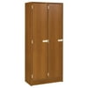 ID Systems Double Locker, 72" High with Locking Doors and Upper and Lower Shelves-30" D x 18" W x 72" H