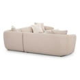 thumbnail image 3 of Sylvie Cream Boucle 3-Piece Sectional, 3 of 4