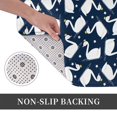 thumbnail image 6 of Sikiie Swan Print Flannel Anti-slip Floor Mat 16x24in, Thickened Dustproof Entrance Door Mat Floor Mat for Kitchen, Bathroom, Laundry Room, 6 of 7