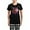 With Checker Pant, variant on CafePress - 2 Much Volleyball Women's Dark Pajamas - Women's Short Sleeve Print T-Shirt and Pants Dark Cotton Pajama Set