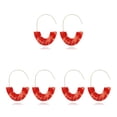 thumbnail image 4 of Sonducket 1 par de aretes delicados de estilo vintage con estampado de leopardo, suministros para fiestas, día de San Valentín para vacaciones, Type1 NO1, 4 of 6