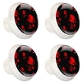 thumbnail image 1 of 4 Pcs Skull Knobs for Kitchen Cabinet Cupboard Dresser Bookcase Drawer Pulls Handles Round Home Decor, 1 of 5