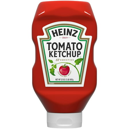(2 Pack) Heinz Tomato Ketchup, 32 oz Bottle