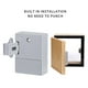 thumbnail image 5 of Cerradura invisible de inducción magnética duradera sin perforaciones para gabinetes de oficina y hogar. Puerta simple blanca, 5 of 9