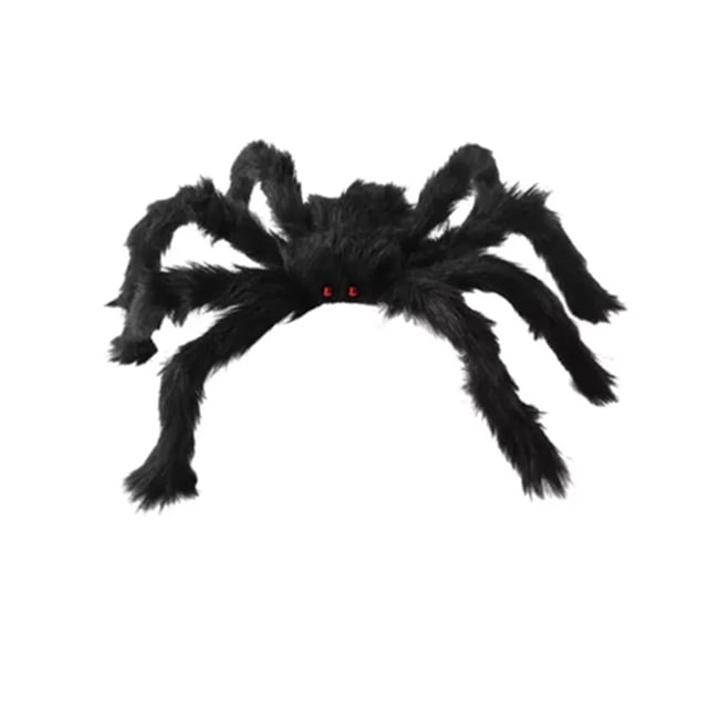 QualitChoice Spooky Spider Halloween Decoration For Dark Place Cosplay Party Wide Application Decoration Props 90cm 1Set